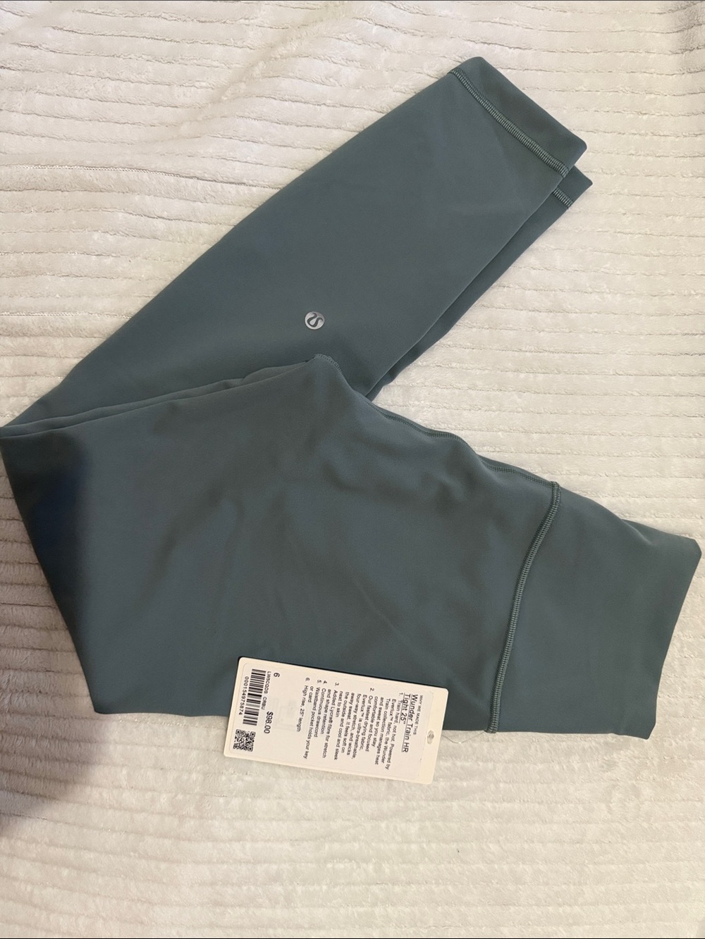 lululemon athletica Wunder Train HR Tight in Dusty Teal